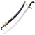 Cold Steel 88STS Shamshir 30.50" 1055 Carbon Blade, Leather / Wood Scabbard with Brass Fittings