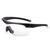 ESS EE9014-01 Crosshair Eyeshield 2X Kit, Black Frame w/ Clear & Smoke Gray Lens