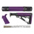 Hogue OverMolded Beavertail Grip, Rifle Length Forend, & Collapsible Buttstock Kit (Mil-Spec Buffer Tube) for AR-15/M16