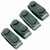 Uncle Mike's 8865-3 Molded Belt Keepers for 2" Belt, Set of 4