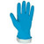 MCR Safety 52B 12" 18 mil Blue Long Flock Lined Latex, Z Pattern Grip Industry Standard Canners Gloves