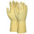 MCR Safety 50E 12" 16 mil Amber Latex Unlined, Raised Diamond Grip Industry Standard Grade Canners Gloves