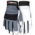 MCR Safety 919 Goatskin Leather Padded Palm, Nylon/Spandex Back Mechanics Gloves w/ Adjustable Wrist Closure