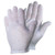 MCR Safety 8620C Medium Weight White Thin Reversible, Unhemmed, 100% Cotton Lisle Inspectors Gloves w/ Straight Thumb