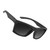 Bobster ECAP001 Capone Sunglasses w/ Matte Black Frame & Smoke Lens