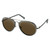 Bobster Goose Aviator Sunglasses w/ Anti-Sctrach Shatter Resistant Polycarbonate Lens