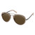 Bobster Goose Aviator Sunglasses w/ Anti-Sctrach Shatter Resistant Polycarbonate Lens