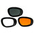 Bobster BSSA201AC Sport & Street 2 Convertible Sunglasses w/ Matte Black Frame w/ 3 Interchangeable Lenses (Amber, Clear, Smoke)