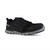 Reebok RB041 Women's Sublite Cushion Athletic Work Shoes with Alloy Toe, Black
