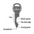 Nite Ize KMTSK-11-R3 DoohicKey® SkullKey™ Key Tool