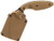 KA-BAR 1477CB Original TDI Half-Serrated Fixed Knife 5.625" Drop Point AUS 8A Stainless Steel Blade, Coyote Brown Zytel Handle