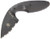 KA-BAR 1481 Original TDI Serrated Fixed Knife 5.625" Drop Point AUS 8A Stainless Steel Blade, Black Zytel Handle
