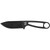 KA-BAR Becker Eskabar Fixed Knife 7.00" Drop Point 1095 Cro-Van Blade, Black 1095 Cro-Van Handle