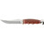 KA-BAR 1233 Skinner Fixed Knife 8.25" Skinner DIN 1.4116 Stainless Steel Blade, Brown Leather Handle