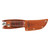 KA-BAR 1234 Game Hook Fixed Knife 7.25" Game Hook DIN 1.4116 Stainless Steel Blade, Brown Leather Handle