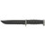 KA-BAR 1283 D2 Extreme Fixed Knife 11.88" Clip Point D2 Blade, Black Kraton G Handle and Leather Sheath