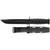 KA-BAR 1213 Full Size KA-BAR Straight Edge Fixed Knife 11.75" Clip Point 1095 Cro-Van Blade, Black Kraton G Handle