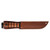 KA-BAR 1317 Dog's Head Utility Fixed Knife 12.00" Clip Point 1095 Cro-Van Blade, Brown Leather Handle KA-BAR 1317 Dog's Head Utility Fixed Knife 12.00" Clip Point 1095 Cro-Van Blade, Brown Leather Handle