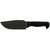 KA-BAR 1278 Heavy-Duty Warthog Fixed Knife 12.25" Warthog SK5 Blade, Black TPR Handle