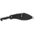 KA-BAR 1249 Kukri Machete Fixed Knife 17.00" Kukri SK5 Blade, Black TPR Handle