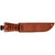 KA-BAR 2217 Big Brother Fixed Knife 14.38" Clip Point 1095 Cro-Van Blade, Brown Leather Handle