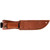 KA-BAR 2225 Mark I Fixed Knife 9.19" Clip Point 1095 Cro-Van Blade, Brown Leather Handle