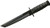 KA-BAR 1245 Tanto Serrated Fixed Knife 12.81" Tanto 1095 Cro-Van Blade, Black Kraton G Handle