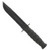 KA-BAR Short KA-BAR Serrated Fixed Knife 9.25" Clip Point 1095 Cro-Van Blade, Black Kraton G Handle