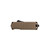 Tekto Knives A2 Badger Out-The-Front Automatic Knife 1.85" D2 Tanto Plain Edge Blade, 6061-T6 Aluminum Handle