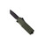 Tekto Knives A2 Badger Out-The-Front Automatic Knife 1.85" D2 Tanto Plain Edge Blade, 6061-T6 Aluminum Handle