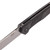 Tekto Knives F1 Alpha Folding Knife 3.10" D2 Straight Back Plain Edge Blade, Ambidextrous Pocket Clip