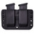 Comp-Tac C70943000NBKN Twin Warrior Double Magazine Pouch for Glock 43, Black Comp-Tac C70943000NBKN Twin Warrior Double Magazine Pouch for Glock 43, Black