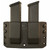 Comp-Tac C70904000NBKN Twin Warrior Double Magazine Pouch for Glock 9mm/.40 Double Stack, Black