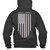 Thin Red Line Men's Honor & Respect Flag Hoodie