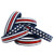 Thin Blue Line Red, White, and Blue American Bracelet, Individual