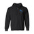 Thin Red Line Remember Full Zip Hooded Sweatshirt, Black