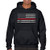 Thin Red Line Classic Hoodie, Black