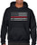 Thin Red Line Classic Hoodie, Black