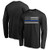 Thin Blue Line Classic Flag Long Sleeve T-Shirt, Black
