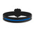 Thin Blue Line Silicone Shield Bracelet