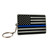 Thin Blue Line PVC-TBL-KEY American Flag Keychain