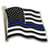 Thin Blue Line TBLAM American Flag Pin