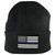 Thin Blue Line KBTBLA-AS-TLT Flag Embroidered Beanie, Black