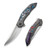 We Knife WE22008B-2 Merata Flipper Folding Knife 3.68" 20CV Trailing Point Plain Edge Blade, Gray Titanium/Nebula Fat Carbon Fiber Handle We Knife WE22008B-2 Merata Flipper Folding Knife 3.68" 20CV Trailing Point Plain Edge Blade, Gray Titanium/Nebula Fat Carbon Fiber Handle