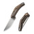 We Knife WE22045C-2 Speedliner Flipper Folding Knife 3.39" 20CV Drop Point Plain Edge Blade, Bronze Titanium Handle