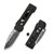 We Knife WE24001-DS1 Tyro Superlock Folding Knife 2.91" Damasteel Drop Point Plain Edge Blade, Black/Gold Titanium Handle