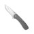 Outdoor Edge Razor VX1 Replaceable Blade Spring Assisted EDC Folding Knife 3.00" 420J2 Drop Point Blade, Anodized Aluminum Handle and Reversible Deep Carry Pocket Clip