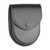 Dutyman 8111 Plain Leather Round Bottom Closed Single Cuff Case, Black