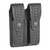 Dutyman 8521 Basketweave Leather Double Magazine Holder for 9mm, .40 & .45, Black