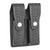 Dutyman 8521 Basketweave Leather Double Magazine Holder for 9mm, .40 & .45, Black